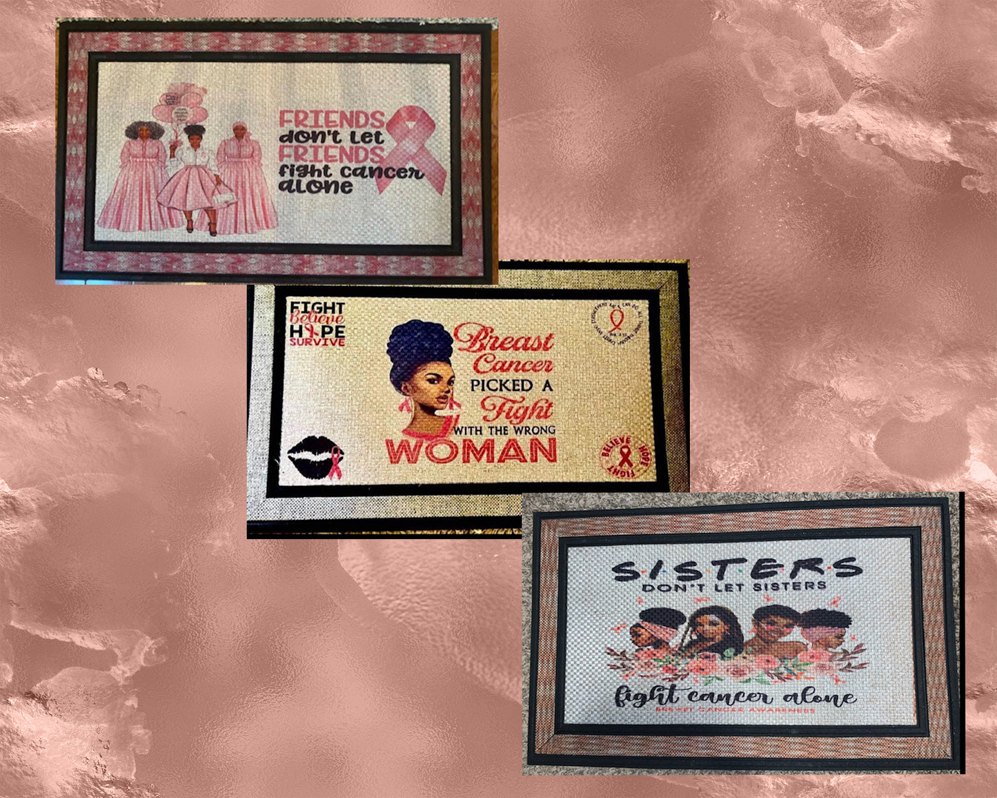 WELCOME NEWLYWEDS DOOR MAT