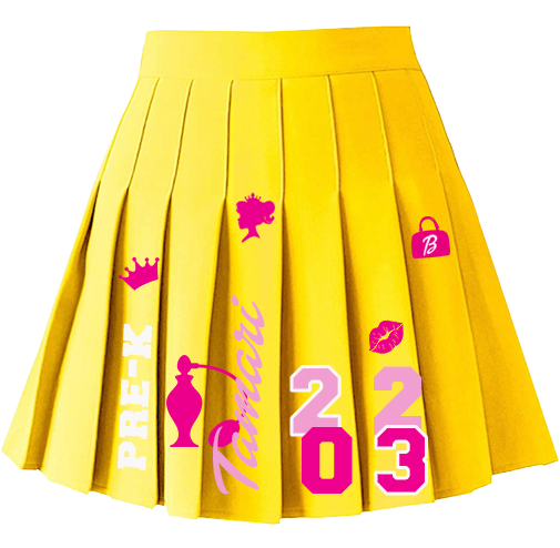 ADULT PLEATED SKIRT AND SHIRT COMBO
