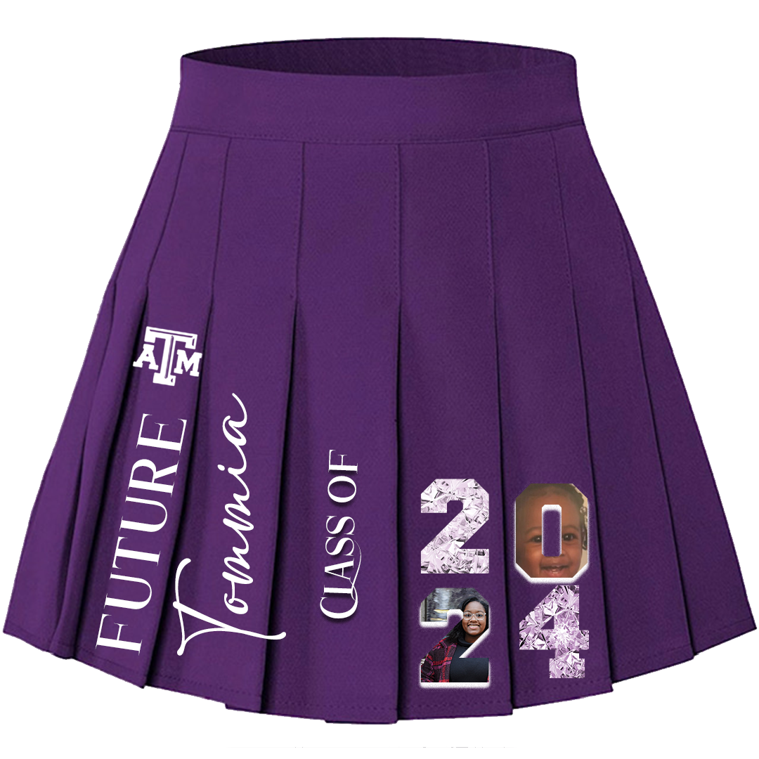 ADULT PLEATED SKIRT AND SHIRT COMBO