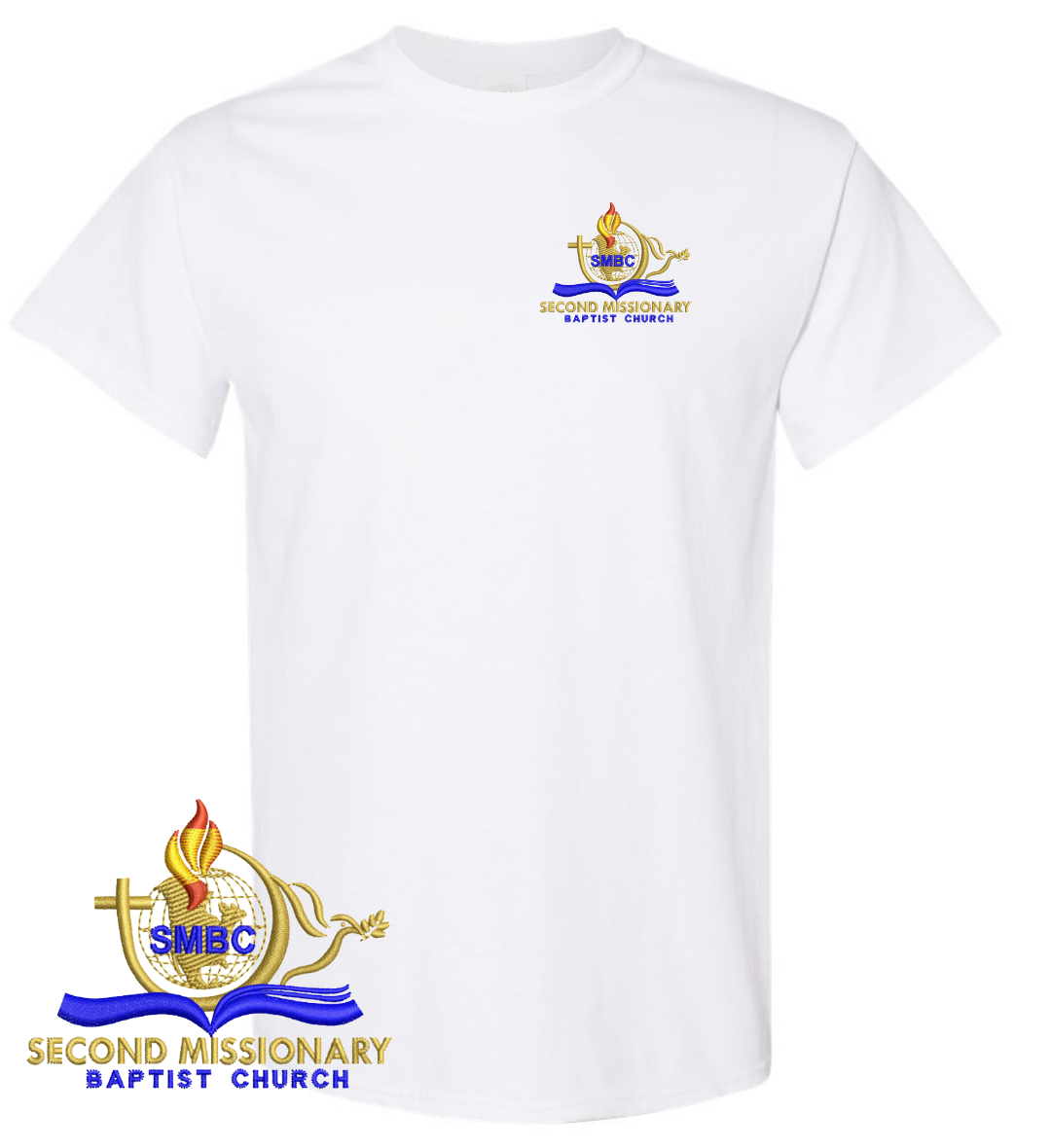 LOGO EMBROIDER T-SHIRTS - ADULTS / YOUTHS (UNISEX)