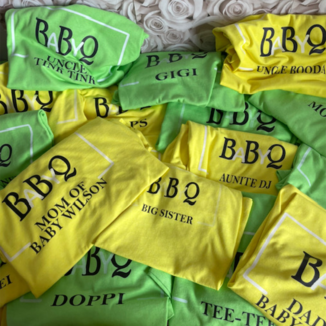 BABY SHOWER / REVEAL SHIRTS - Image shown (All Over Shirt)