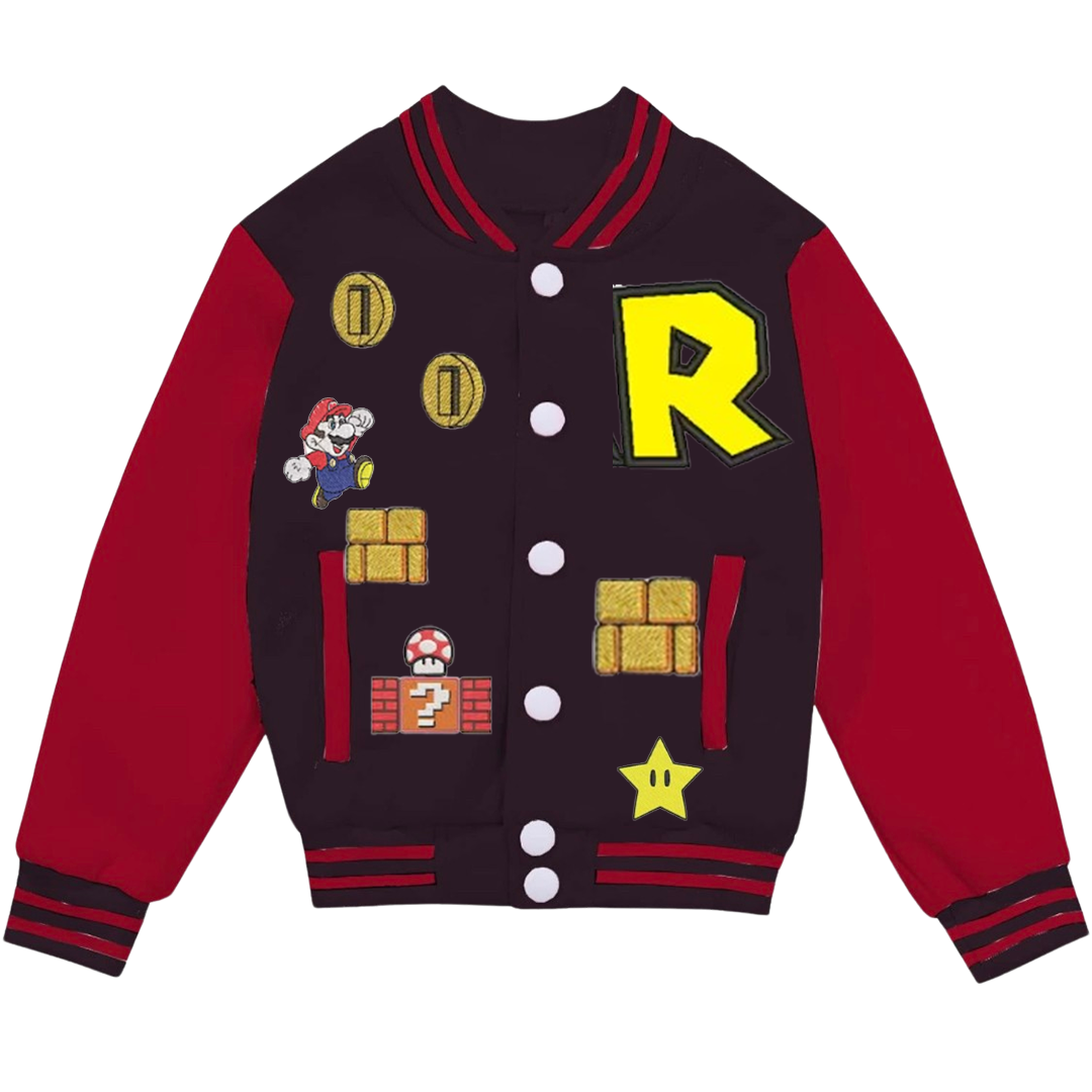 KC YOUTH UNISEX - VARSITY JACKETS - COTTON SLEEVES