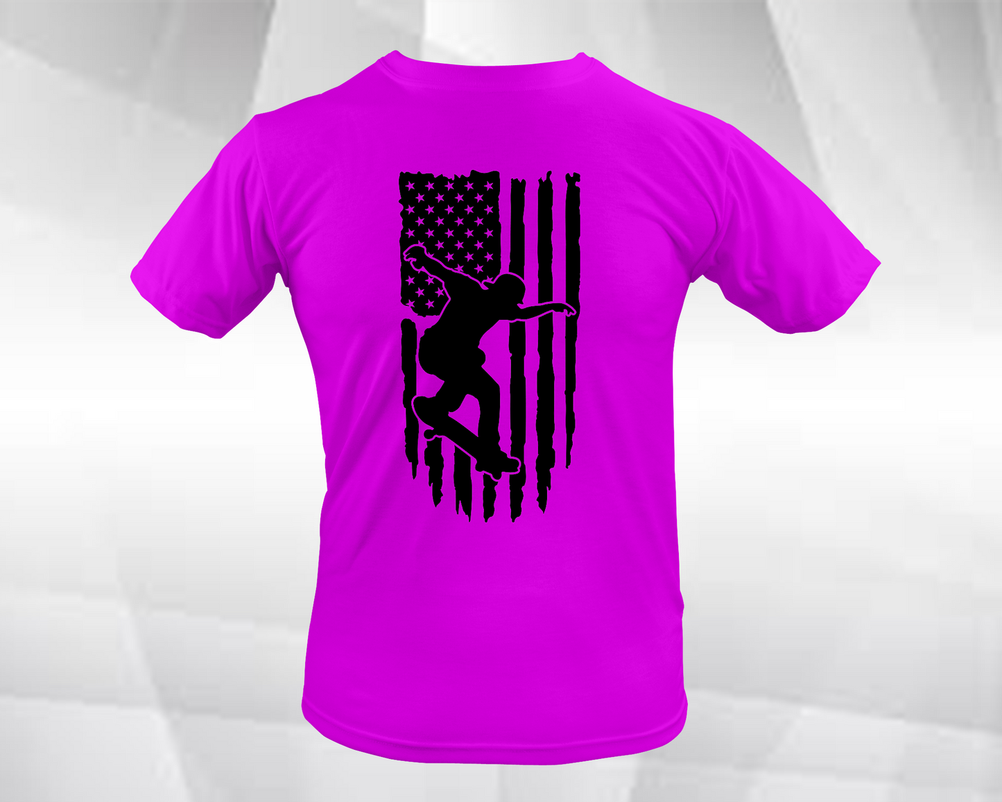 "AMERICAN FLAG SKATER" Black