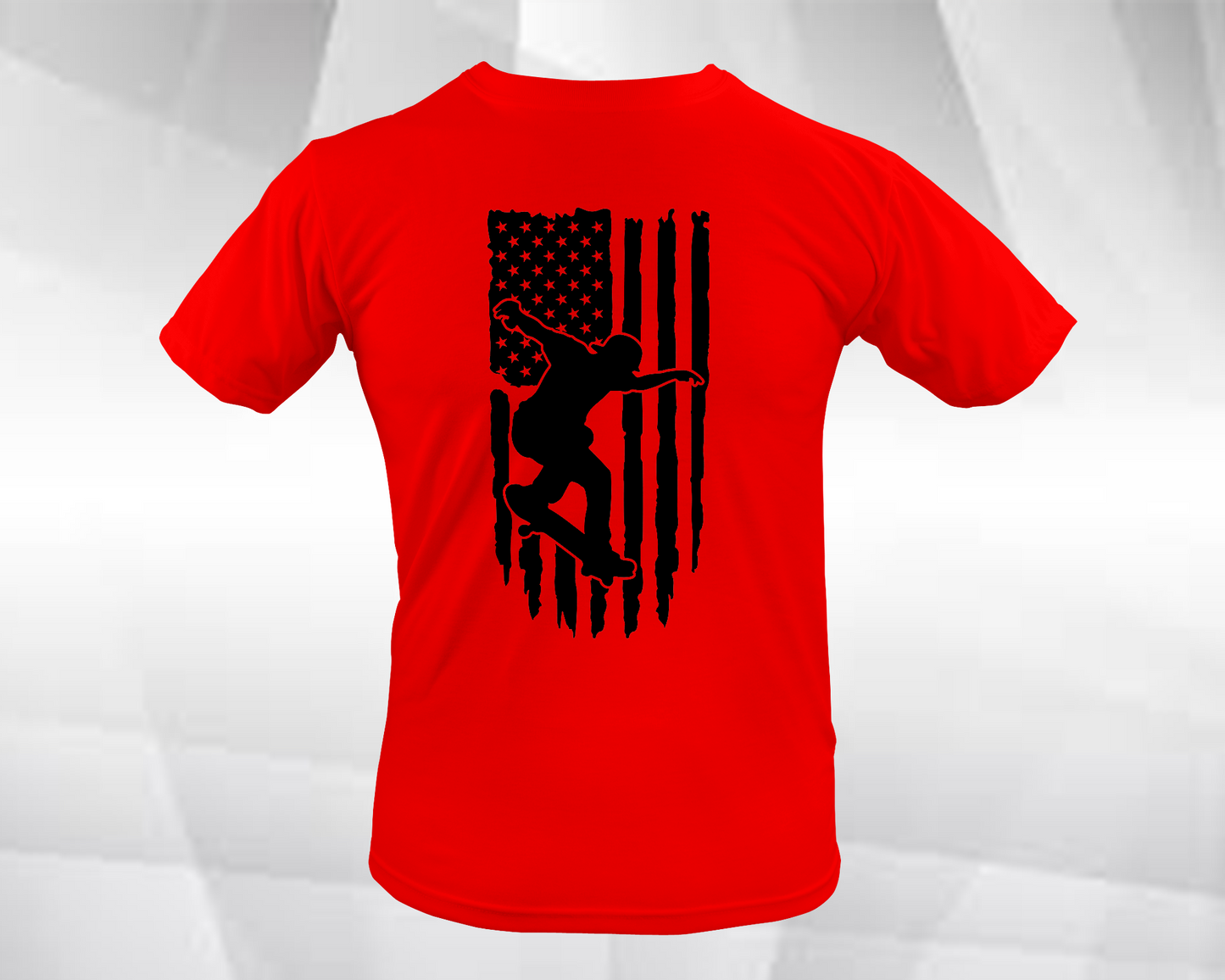 "AMERICAN FLAG SKATER" Black