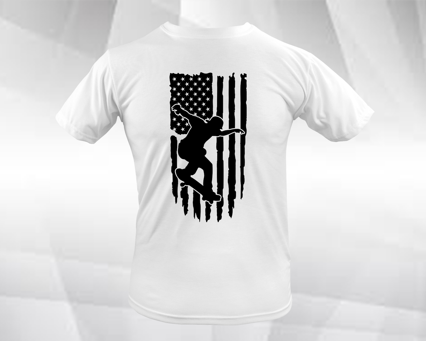 "AMERICAN FLAG SKATER" Black