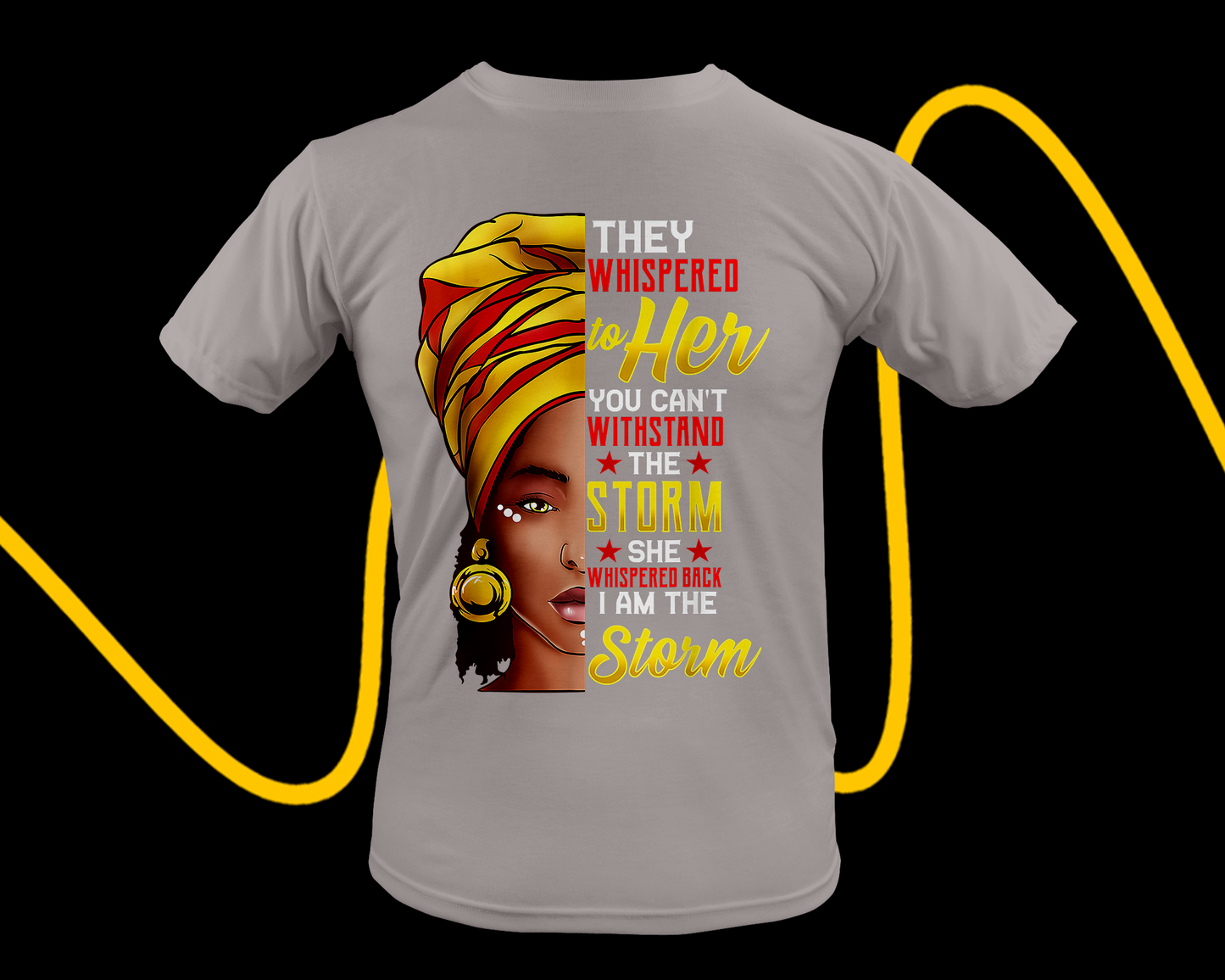 "THE STORM" RED AND YELLOW