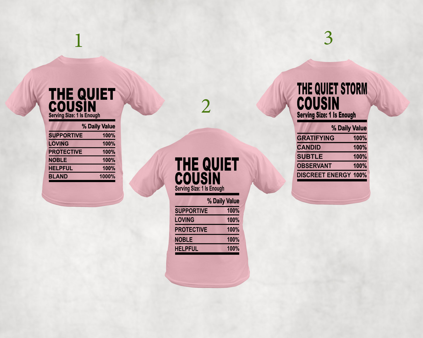 CUSTOM COUSIN TRIPS -(NUTRITION FACTS)