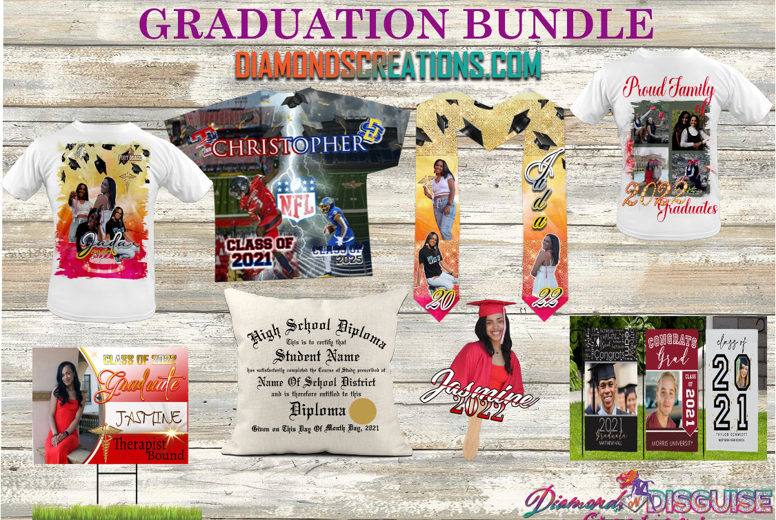 GRAD SHIRT AND STOLE BUNDLE