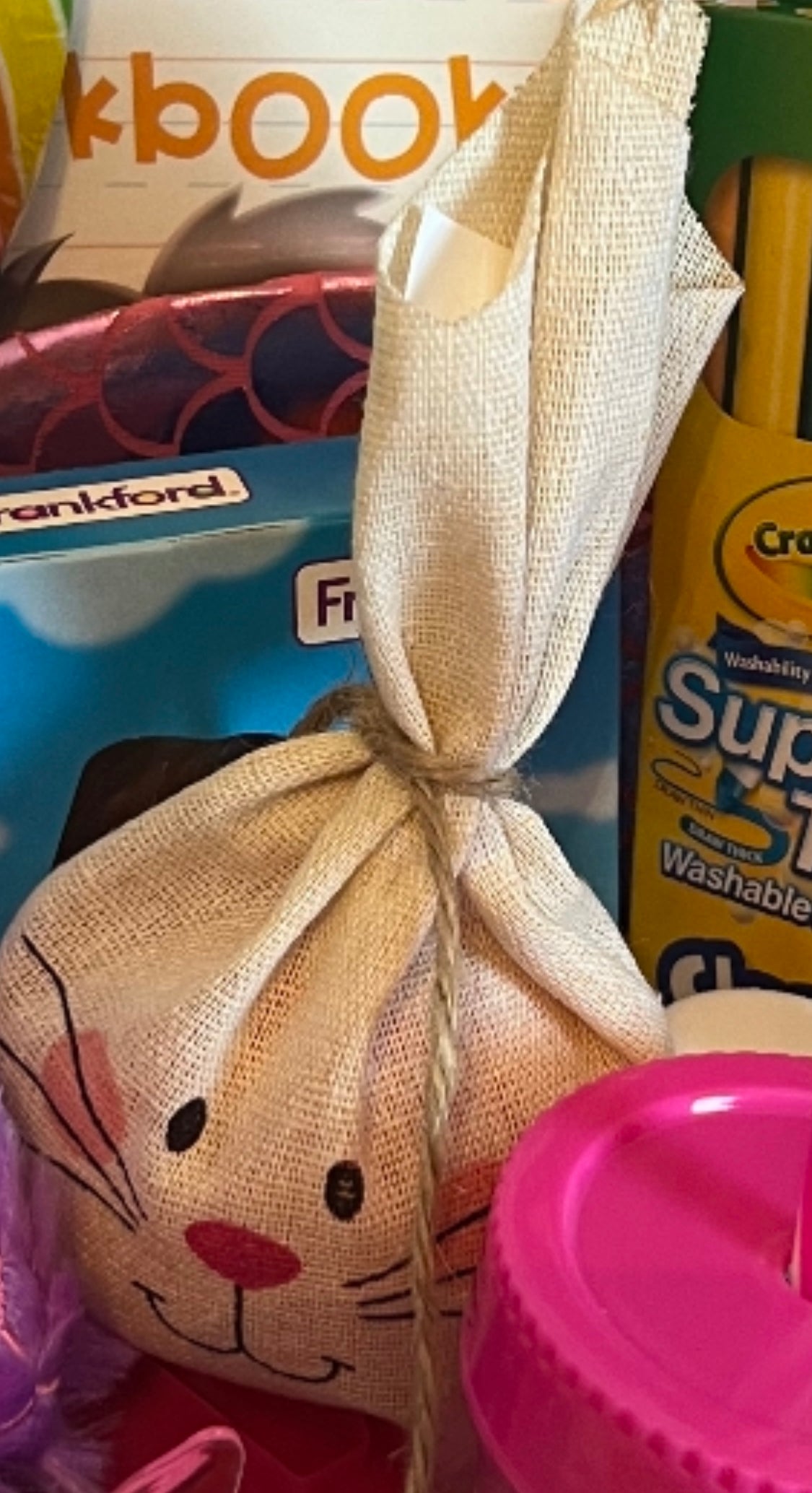 TIC-TAC-TOE (With Burlap Holder)
