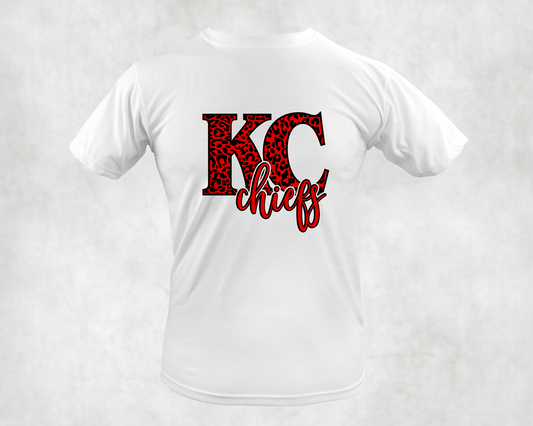 KC CHIEFS LEOPARD - RED