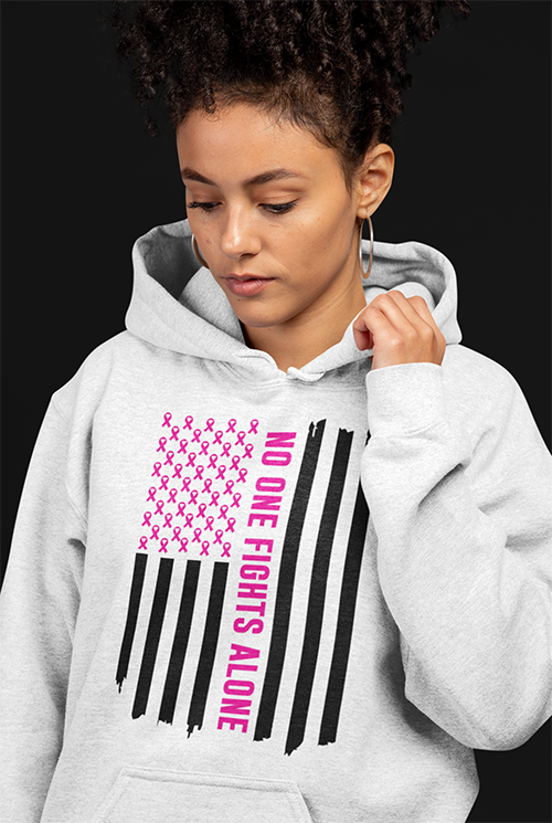 "NO ONE FIGHTS ALONE"