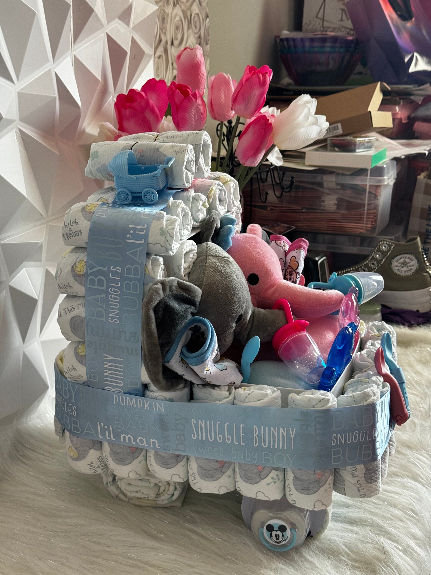 DIAPER CAKE DISPLAY