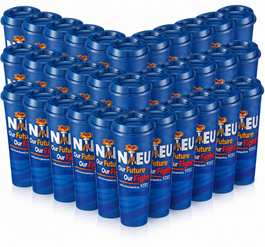 NTEU OUR FUTURE .. OUR FIGHT TRAVEL TUMBLER