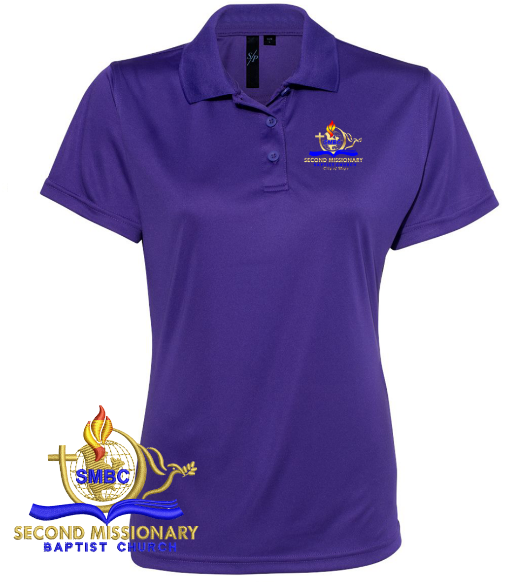 POLO SCREEN PRINT LOGO (FEMALE)