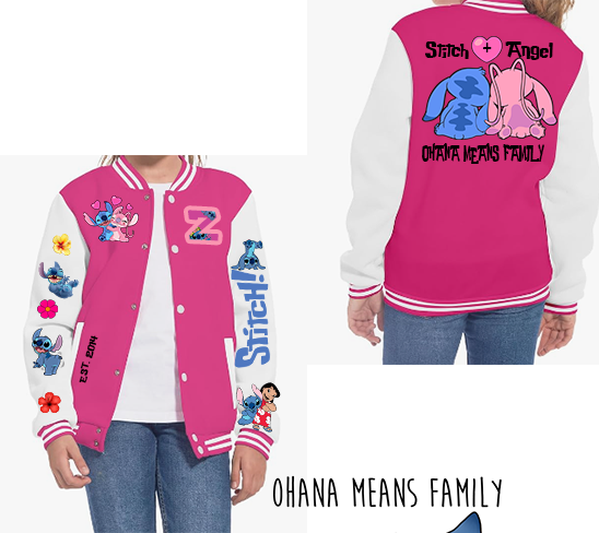 YOUTH UNISEX - VARSITY JACKETS - COTTON SLEEVES