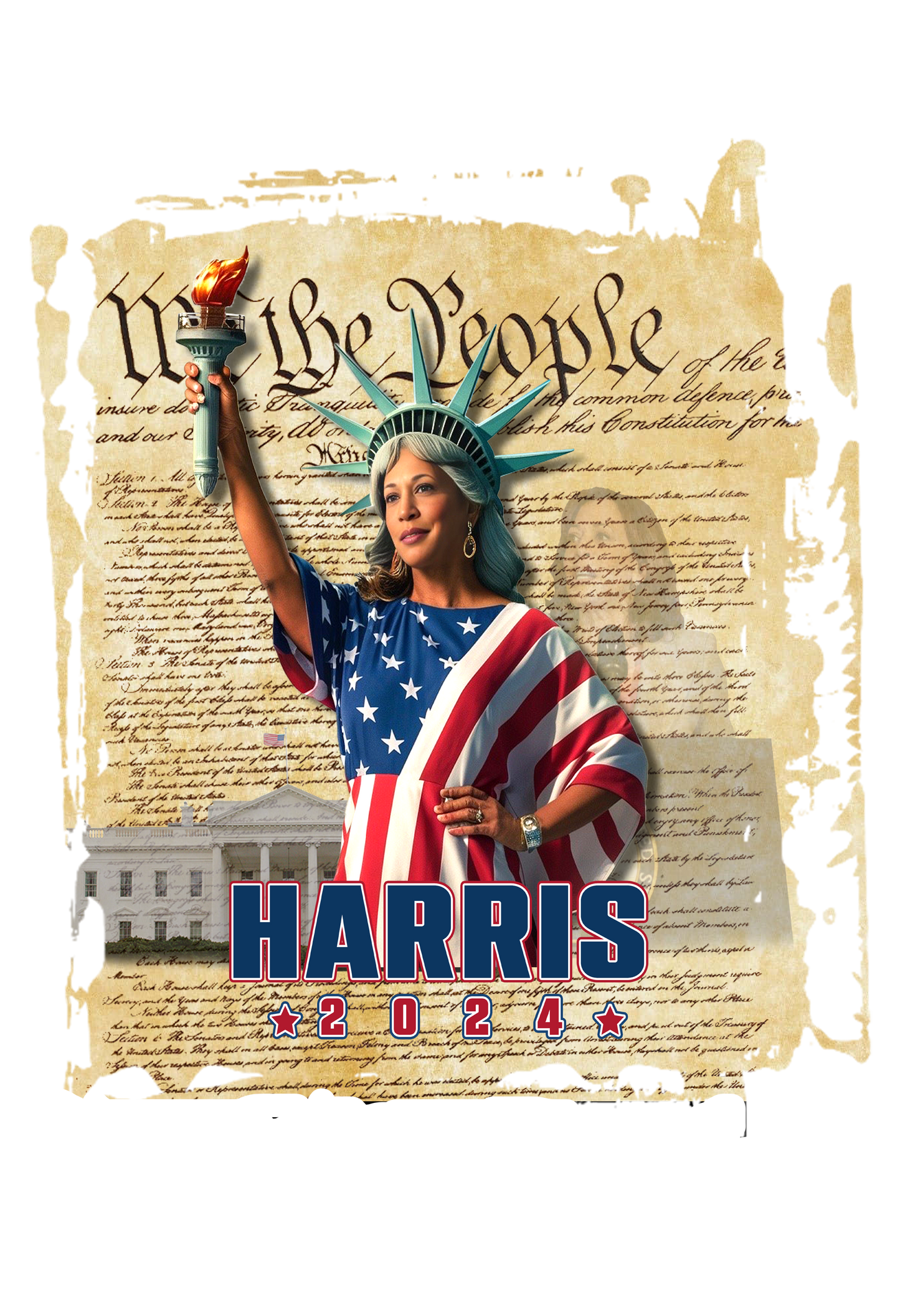 3D WE ARE THE PEOPLE - HARRIS 2024