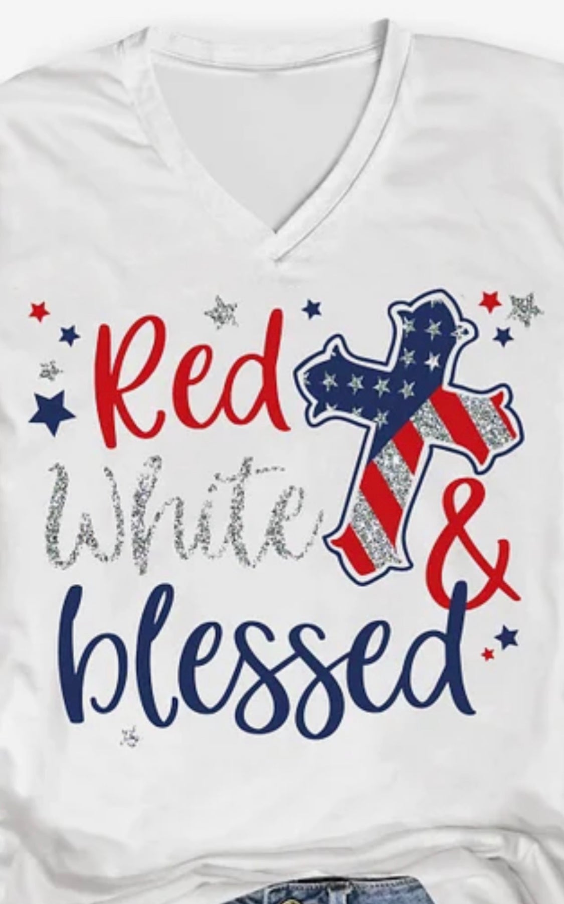 RED WHITE AND BLESSED