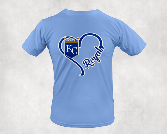 KC ROYALS HEART