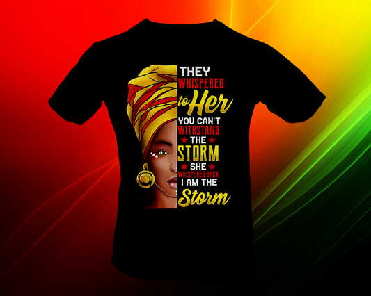 "THE STORM" RED AND YELLOW